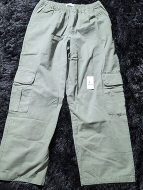Ardene Army Green Cargo Pants